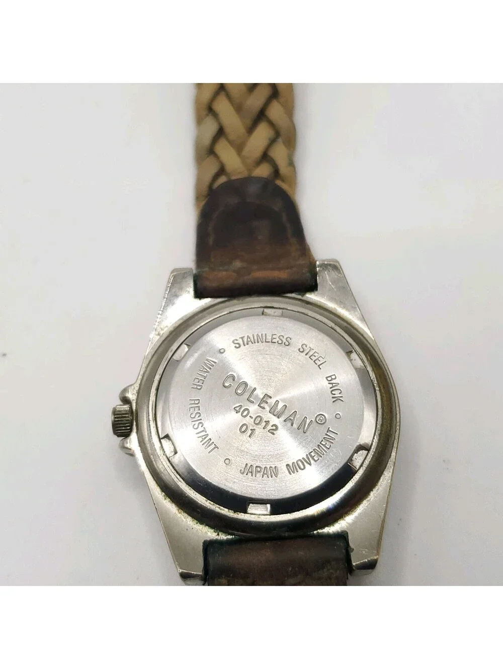 Coleman White Date Dial 28mm Womens Watch New Battery
